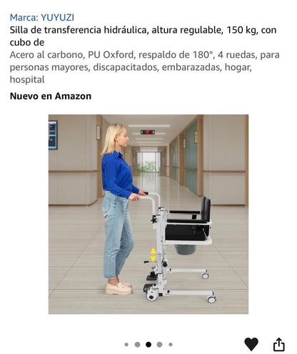 Silla YUYUZI - pedal antideslizante ajustable